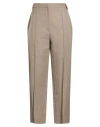 Brunello Cucinelli Woman Pants Beige Size 8 Cotton, Ramie, Brass, Ecobrass In Brown
