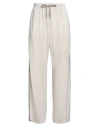 Brunello Cucinelli Woman Pants Beige Size M Cotton, Silk, Polyamide, Ecobrass