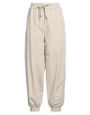 Brunello Cucinelli Woman Pants Beige Size M Cotton, Elastane, Polyester, Acetate, Silk