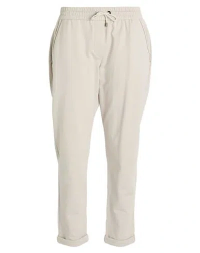Brunello Cucinelli Woman Pants Beige Size S Cotton, Elastane, Brass