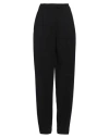 Brunello Cucinelli Women's Viscose And Linen Fluid Twill Slouchy Trousers With Monili In Black