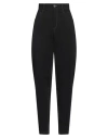 Brunello Cucinelli Woman Pants Black Size 6 Cotton, Polyamide, Elastane