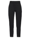 Brunello Cucinelli Woman Pants Charcoal Size 10 Virgin Wool, Polyamide, Elastane, Brass In Black
