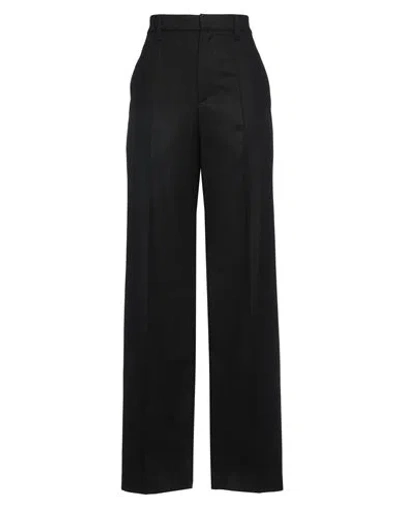 Brunello Cucinelli Woman Pants Black Size 8 Virgin Wool, Cashmere