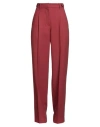 Brunello Cucinelli Woman Pants Brick Size 10 Virgin Wool In Pink