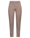 Brunello Cucinelli Woman Pants Light Brown Size 16 Cotton, Elastane, Brass In Beige