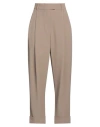 Brunello Cucinelli Woman Pants Camel Size 10 Acetate, Silk In Beige