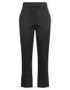 Brunello Cucinelli Woman Pants Charcoal Size 10 Cotton, Elastane, Brass, Ecobrass In Black