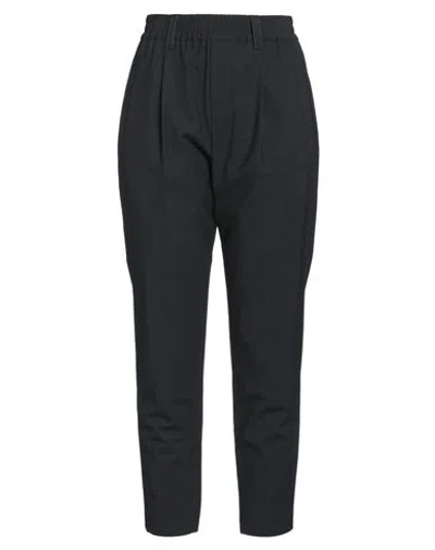 Brunello Cucinelli Woman Pants Charcoal Size 14 Virgin Wool, Polyamide, Elastane In Grey