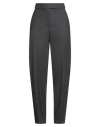 Brunello Cucinelli Woman Pants Charcoal Size 6 Virgin Wool, Elastane, Brass In Gray