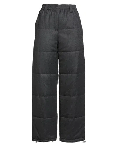 Brunello Cucinelli Woman Pants Charcoal Size 6 Virgin Wool In Gray