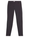 Brunello Cucinelli Woman Pants Charcoal Size 8 Cotton, Elastane In Gray
