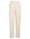 Brunello Cucinelli Pull-on Silk Crepe Pants In White