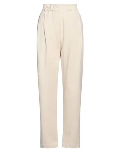 Brunello Cucinelli Pull-on Silk Crepe Pants In White