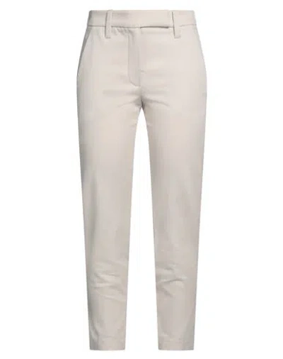 Brunello Cucinelli Woman Pants Cream Size 2 Cotton, Elastane In White