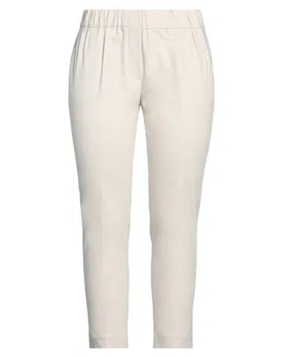 Brunello Cucinelli Woman Pants Cream Size 2 Cotton, Elastane In White
