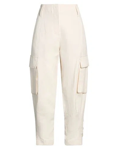 Brunello Cucinelli Woman Pants Cream Size 6 Cotton, Linen In White