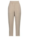 Brunello Cucinelli Linen-viscose Blend Trousers In Grey