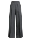 Brunello Cucinelli Woman Pants Grey Size 12 Virgin Wool In Gray
