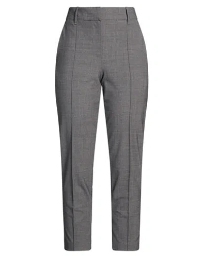Brunello Cucinelli Woman Pants Grey Size 8 Virgin Wool, Polyamide, Elastane In Blue