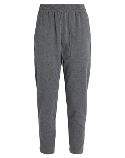 Brunello Cucinelli Woman Pants Grey Size Xs Cotton, Elastane In Gray