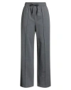 Brunello Cucinelli Woman Pants Grey Size Xs Cotton, Elastane In Gray