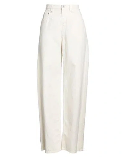 Brunello Cucinelli Woman Pants Ivory Size 8 Cotton, Linen In White