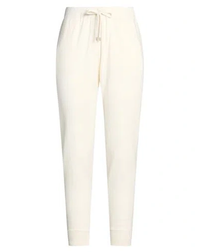 Brunello Cucinelli Luxurious Cotton Sweatpants For Women In Ivory