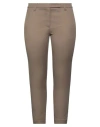Brunello Cucinelli Woman Pants Khaki Size 0 Cotton, Elastane In Beige