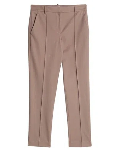 Brunello Cucinelli Woman Pants Khaki Size 6 Cotton, Elastane, Brass In Beige