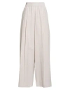 Brunello Cucinelli Woman Pants Khaki Size 6 Cotton In White