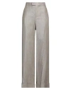 Brunello Cucinelli Pressed-crease Wide-leg Trousers In Beige