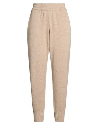 Brunello Cucinelli Woman Pants Khaki Size L Cashmere In Nude