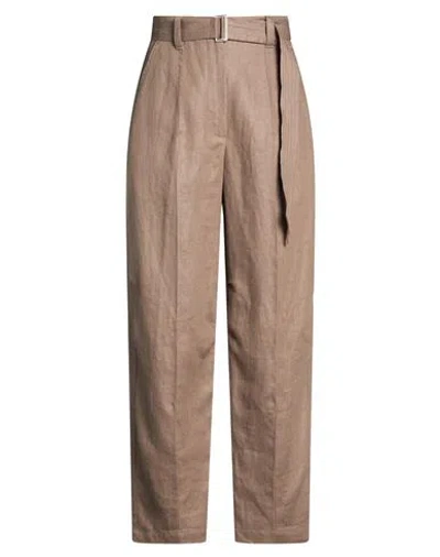 Brunello Cucinelli Woman Pants Light Brown Size 8 Linen