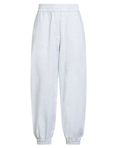 Brunello Cucinelli Woman Pants Light Grey Size 3xl Cotton, Elastane, Acetate, Silk In Multi