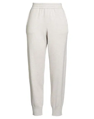 Brunello Cucinelli Woman Pants Light Grey Size 3xl Virgin Wool, Cashmere, Silk In White