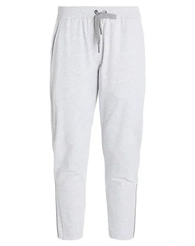 Brunello Cucinelli Woman Pants Light Grey Size L Cotton, Elastane