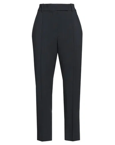 Brunello Cucinelli Woman Pants Midnight Blue Size 2 Virgin Wool, Polyamide, Elastane, Cotton, Metal