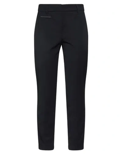 Brunello Cucinelli Woman Pants Midnight Blue Size 4 Virgin Wool, Polyamide, Elastane, Brass