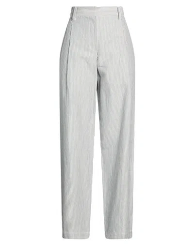 Brunello Cucinelli Woman Pants Navy Size 4 Cotton, Linen In Brown