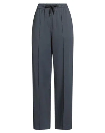 Brunello Cucinelli Woman Pants Navy Size L Cotton, Elastane, Brass