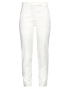 Brunello Cucinelli Woman Pants Off White Size 2 Cotton, Elastane