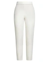 Brunello Cucinelli Woman Pants Off White Size 8 Silk, Cotton, Elastane, Brass