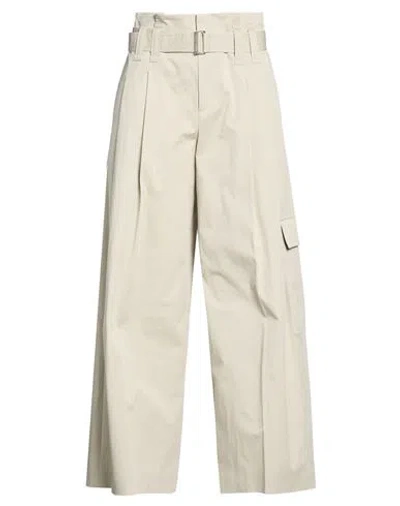 Brunello Cucinelli Woman Pants Sage Green Size 00 Polyester, Acetate, Cupro In White