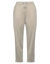 Shop Brunello Cucinelli Woman Pants Sage Green Size Xxl Cotton, Silk, Polyamide, Ecobrass