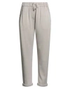 Brunello Cucinelli Pants  Woman Color Beige In Gray