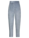 Brunello Cucinelli Woman Pants Slate Blue Size 8 Viscose, Brass In Blue