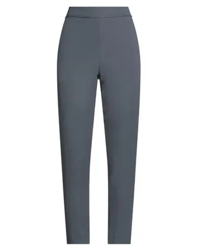 Brunello Cucinelli Woman Pants Slate Blue Size 6 Silk, Cotton, Elastane, Brass