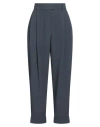 Brunello Cucinelli Woman Pants Slate Blue Size 0 Acetate, Silk
