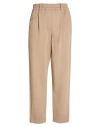 Brunello Cucinelli Woman Pants Taupe Size 4 Cotton, Polyamide, Elastane In Neutral